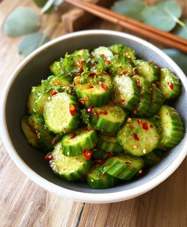 Spicy Asian Cucumber Salad