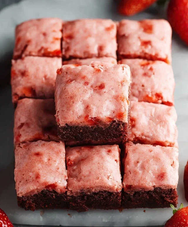 Strawberry Brownies