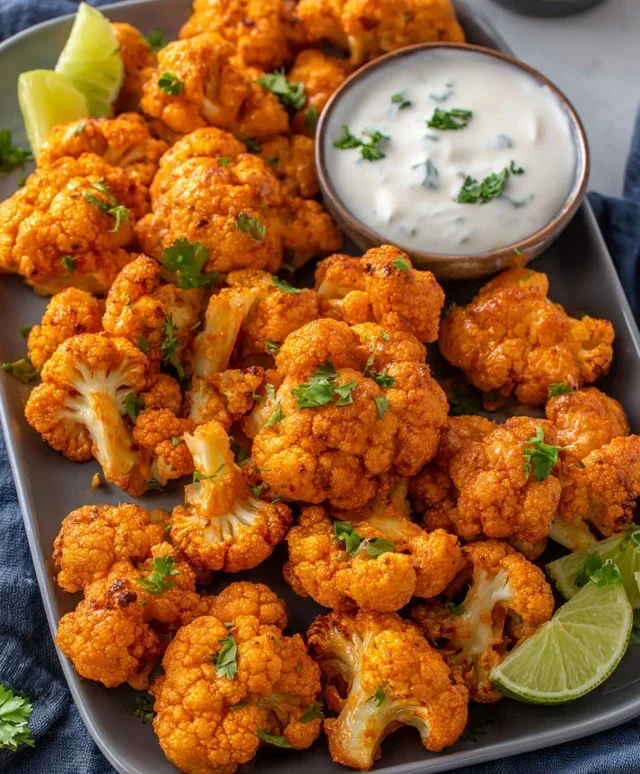 Air Fryer Buffalo Cauliflower Recipe