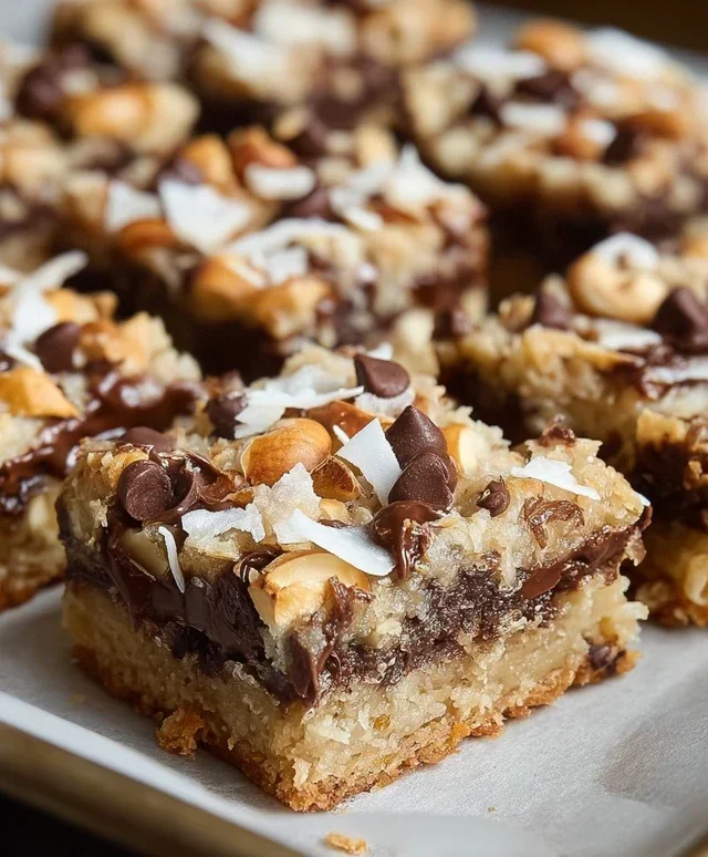 Almond Joy Cookie Bars