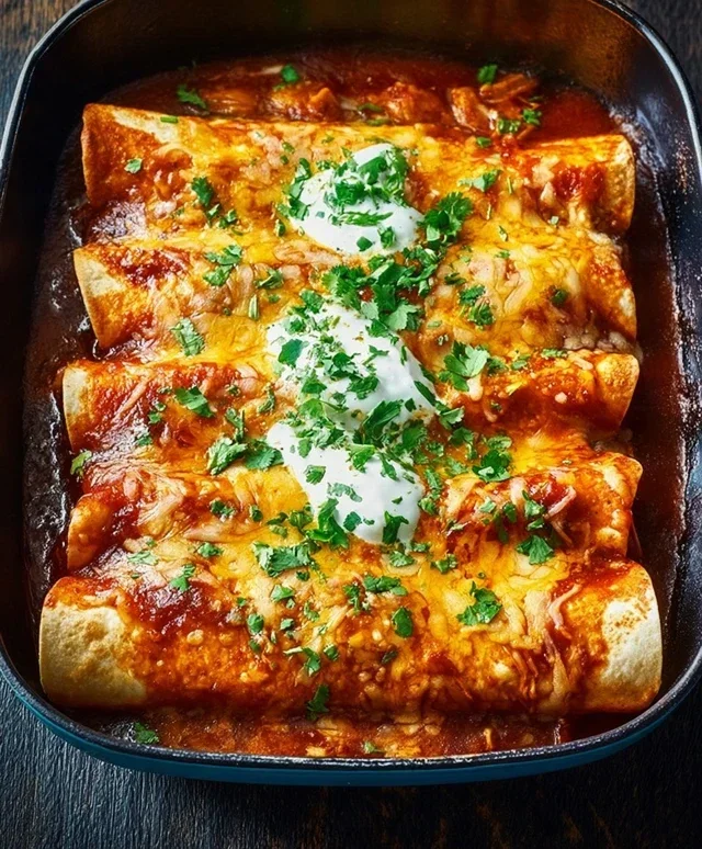 Delicious Chicken Enchiladas