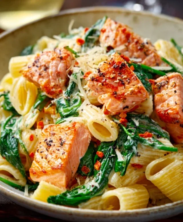 Salmon Spinach Pasta Dish: A Delicious and Nutritious Recipe to Try Today
