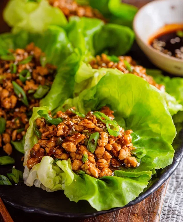 Chicken Lettuce Wraps (PF Chang's Copycat)
