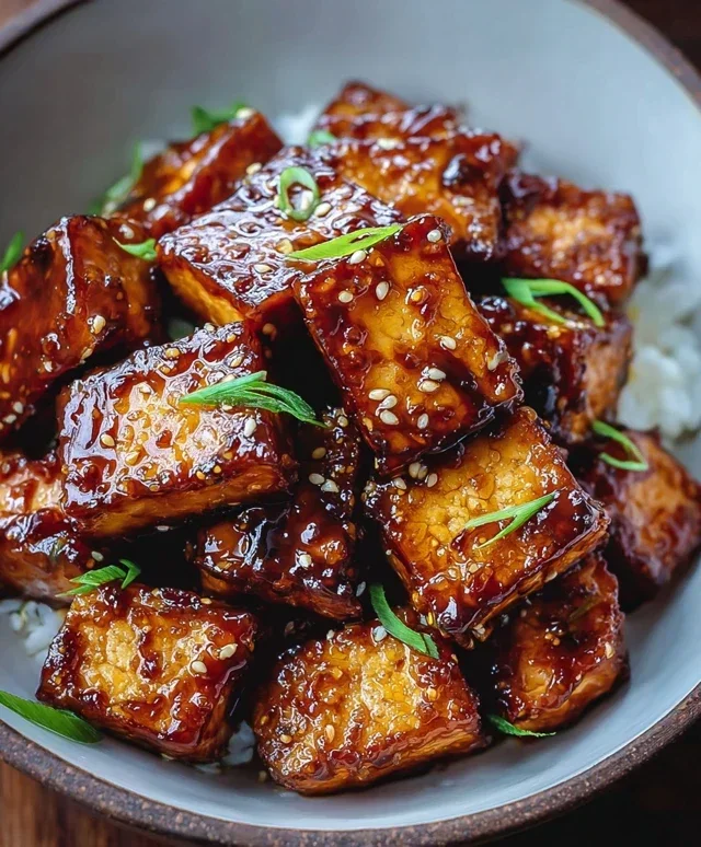 Crispy Sticky Tofu