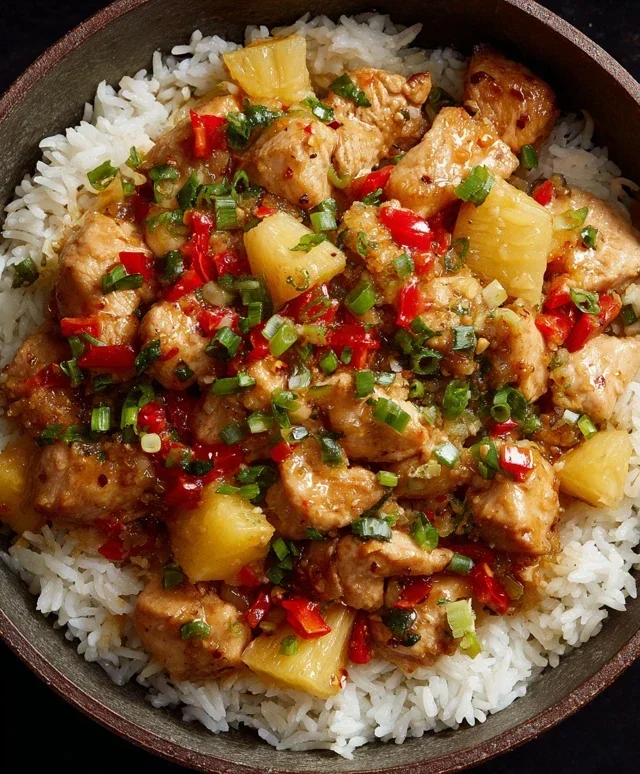 Pineapple Chicken and Rice