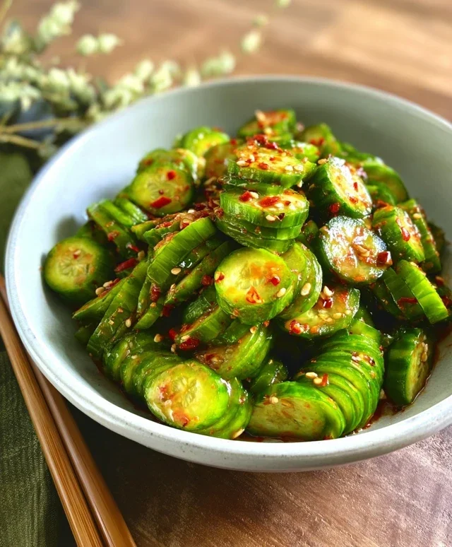 Spicy Asian Cucumber Salad
