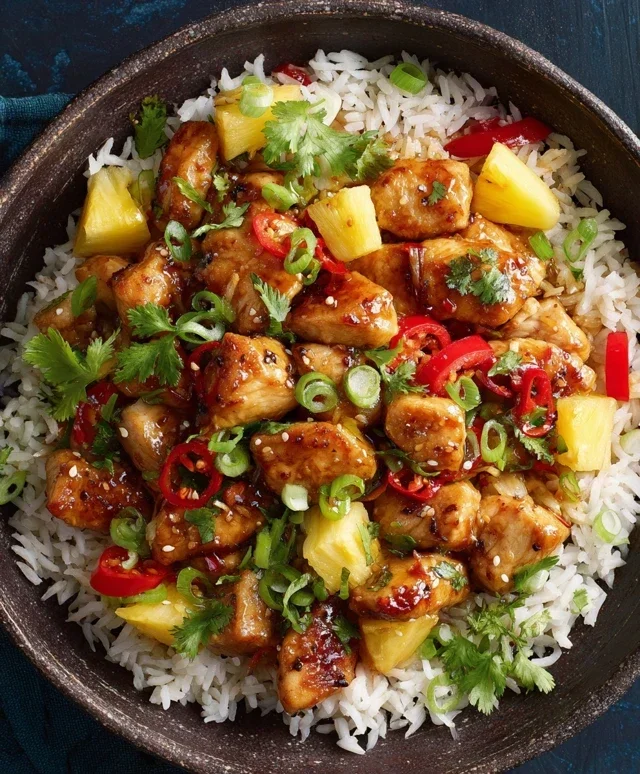 Pineapple Chicken and Rice