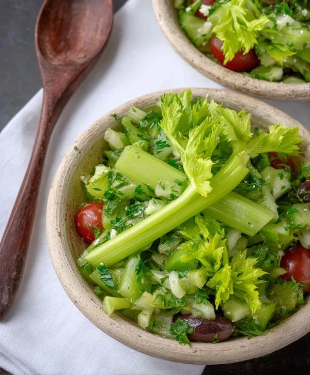 Mediterranean Celery Salad