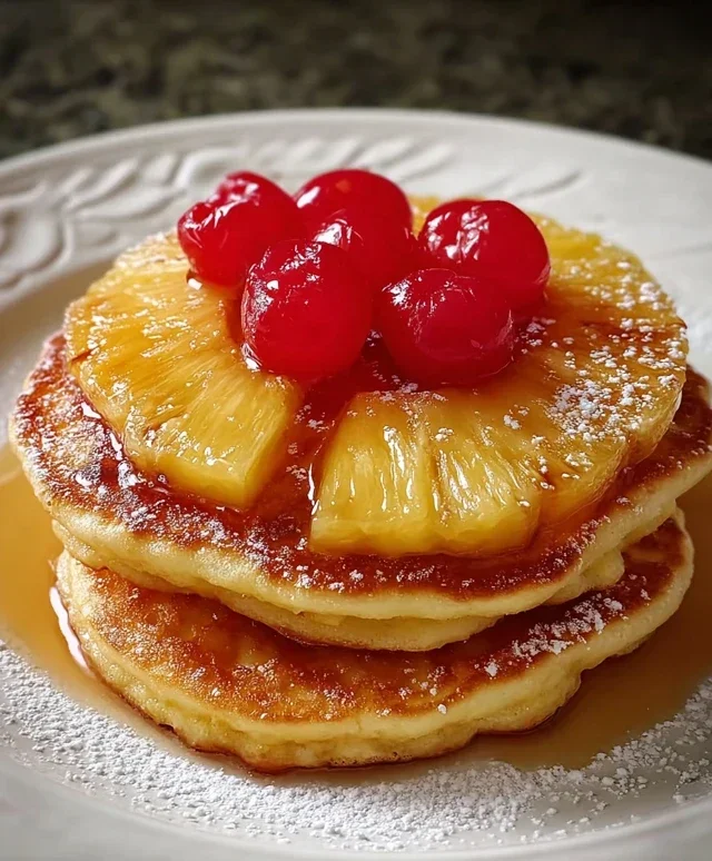 Pineapple Upside-Down Pancakes