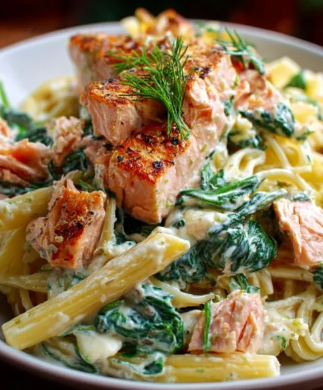 Salmon Spinach Pasta Dish: A Delicious and Nutritious Recipe to Try Today
