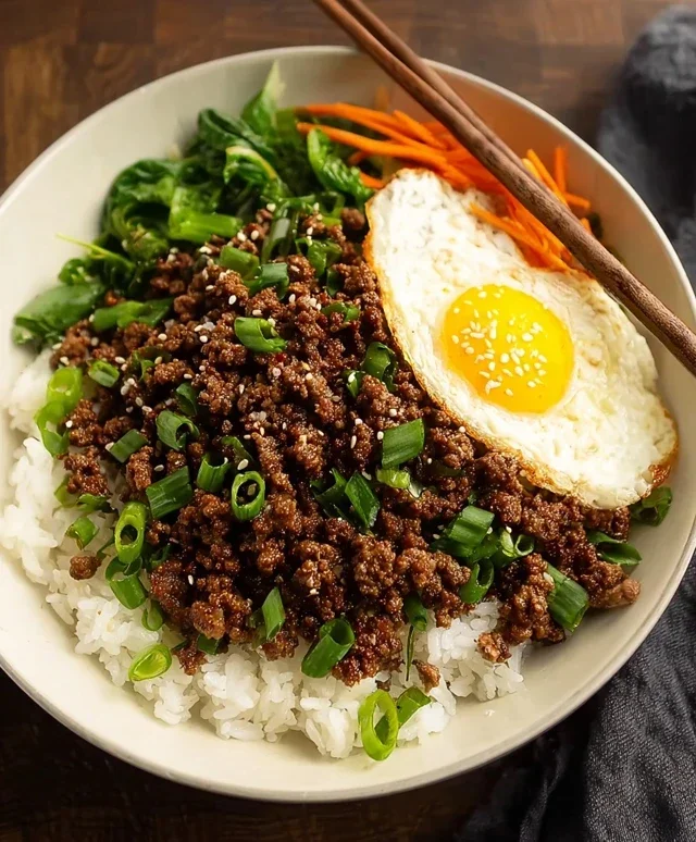 Korean Ground Beef Bowl (25-Minutes)