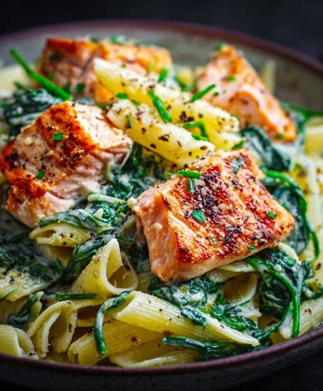 Salmon Spinach Pasta Dish: A Delicious and Nutritious Recipe to Try Today