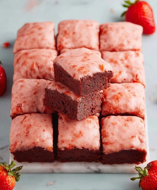 Strawberry Brownies