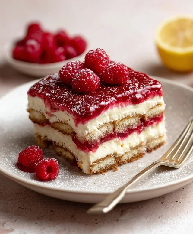 Raspberry Tiramisu