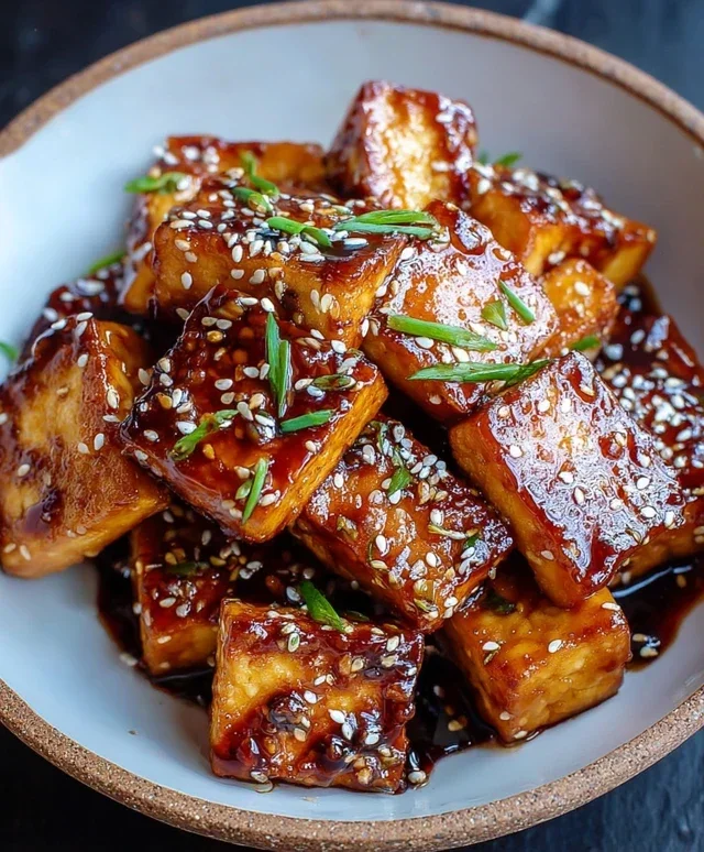 Crispy Sticky Tofu
