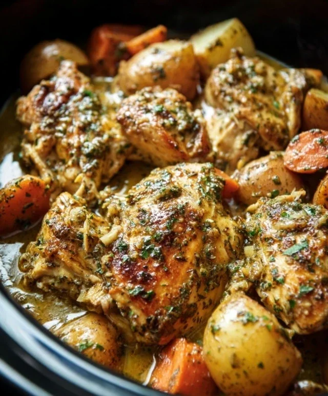 Garlic Butter Chicken Crockpot Recipe: 6-Hour Magic for Tender Bliss