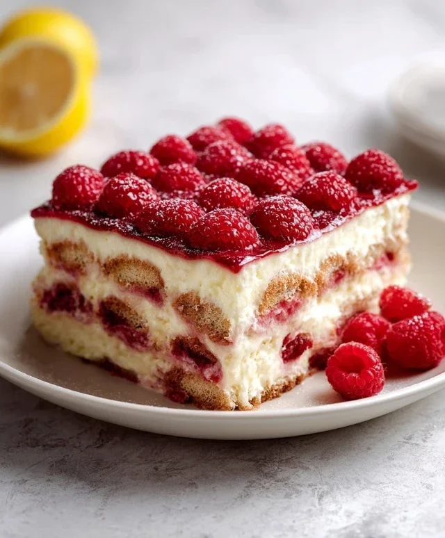 Raspberry Tiramisu