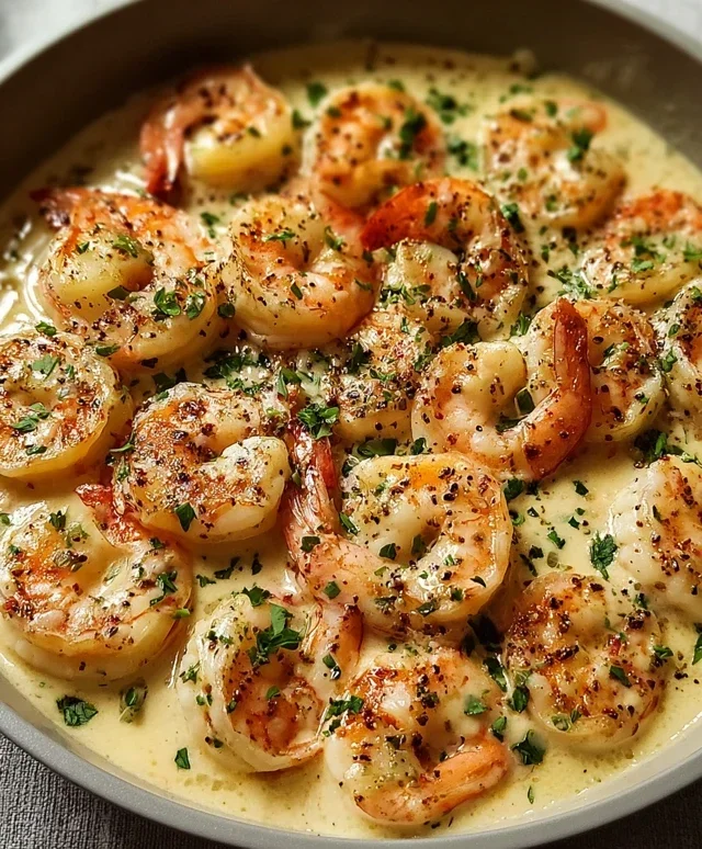 Creamy Garlic Shrimp