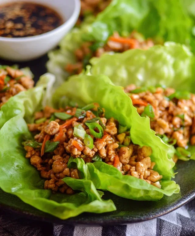Chicken Lettuce Wraps (PF Chang's Copycat)