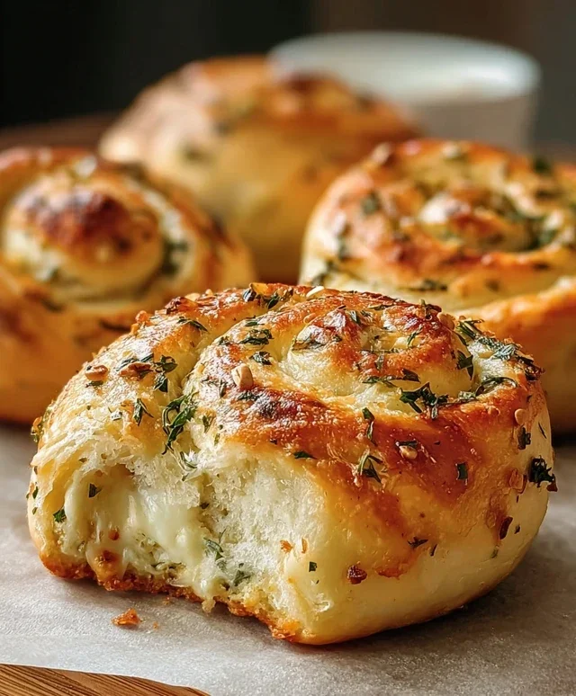 Sourdough Herb and Cheese Rolls