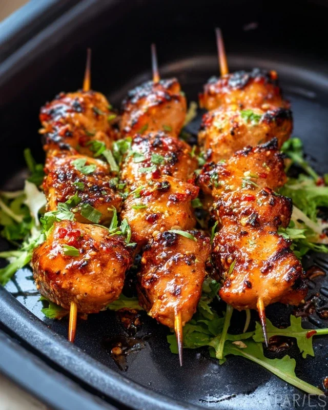 Bang Bang Chicken Skewers