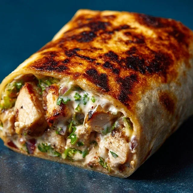 Chipotle Ranch Grilled Chicken Burrito