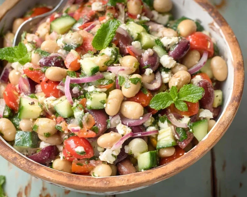 Mediterranean Bean Salad