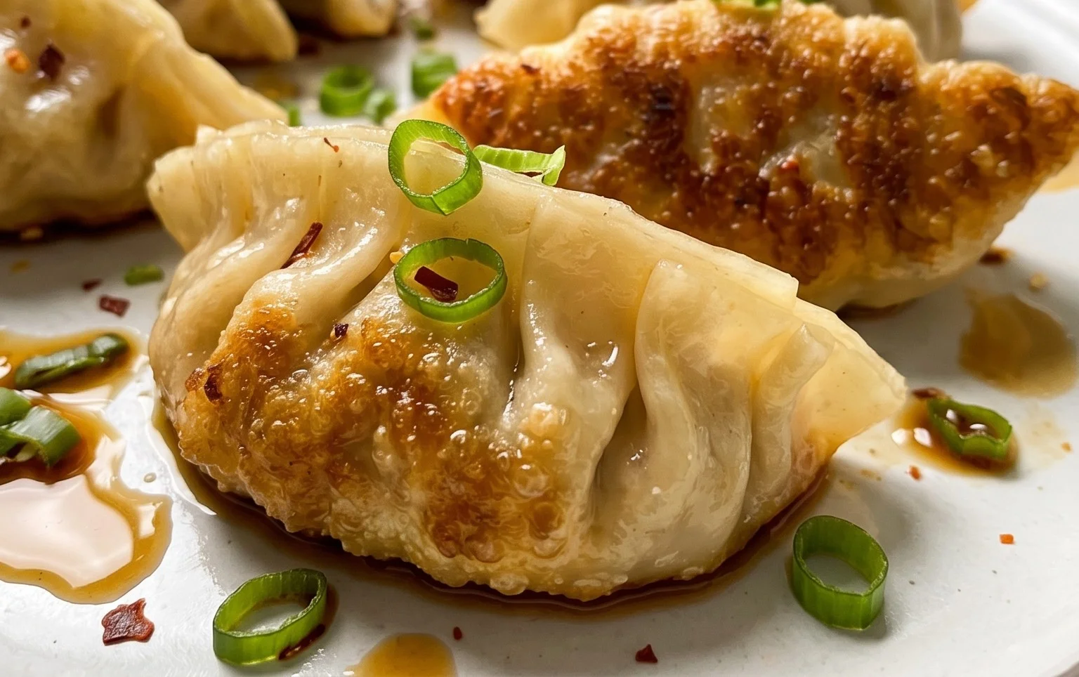 Chicken Potstickers (Pan Fried Dumplings)