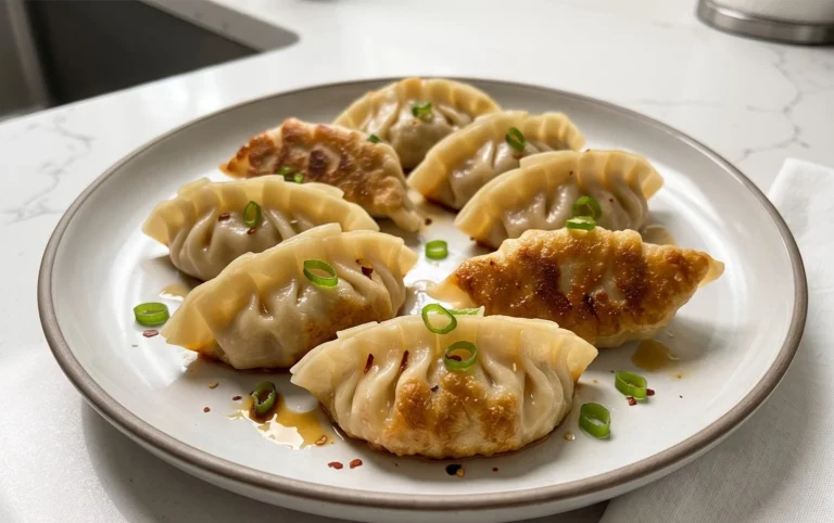 Chicken Potstickers (Pan Fried Dumplings)