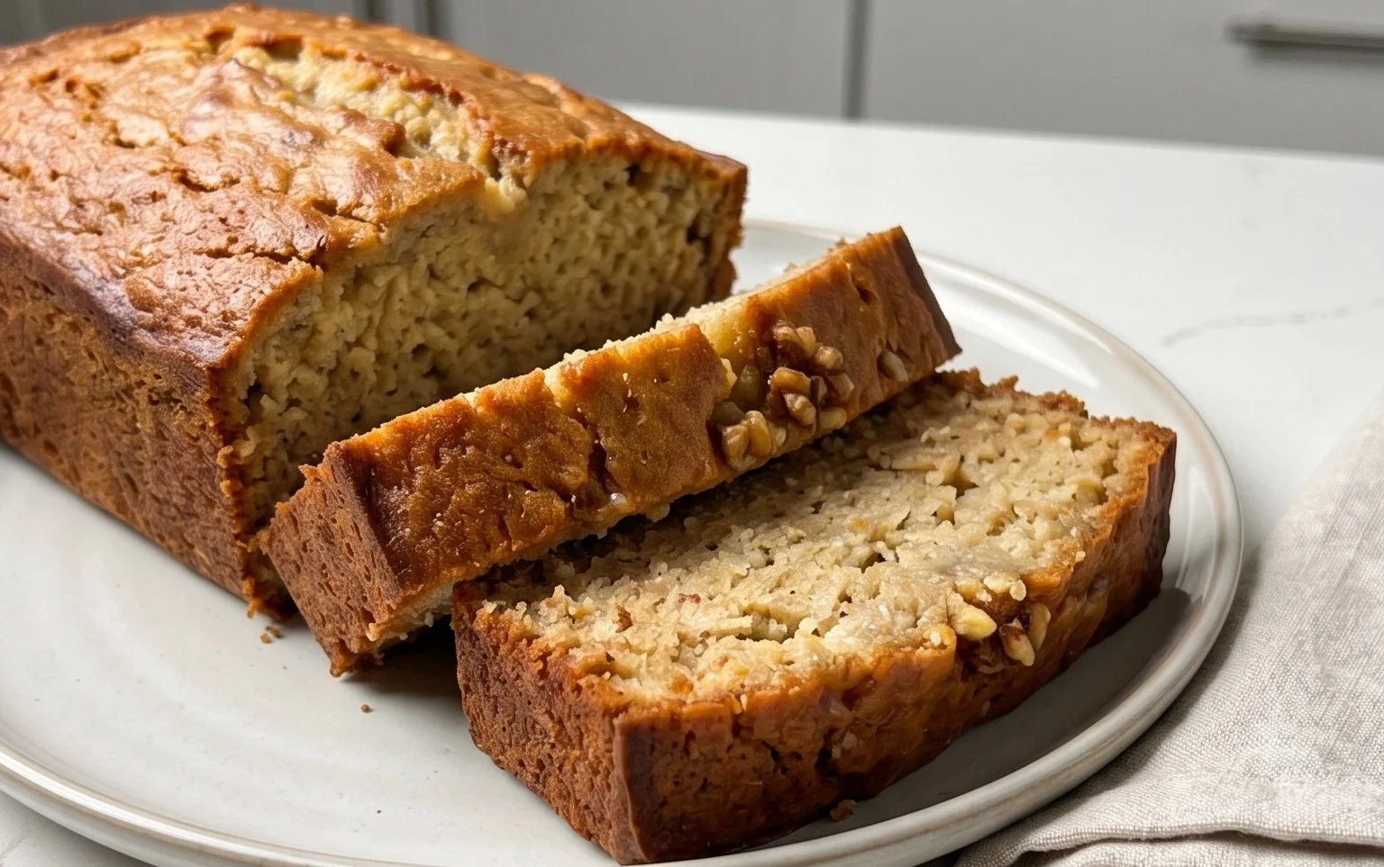 Cottage Cheese Banana Bread