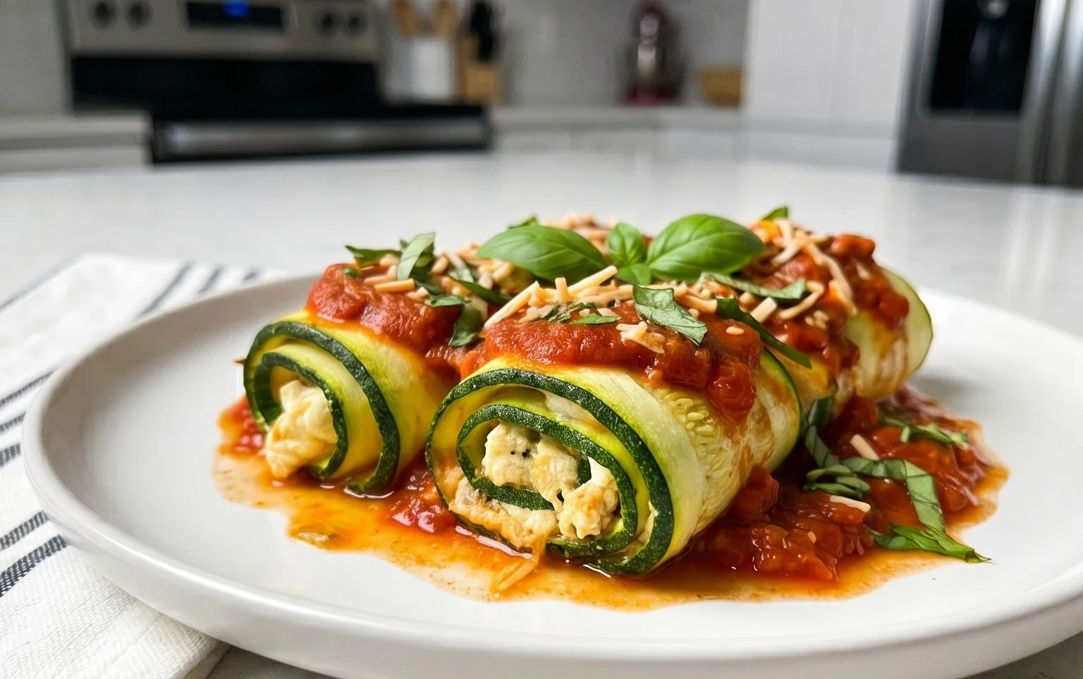 Vegan Zucchini Rollatini
