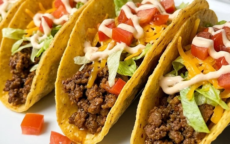 Crispy Ground Beef Tacos