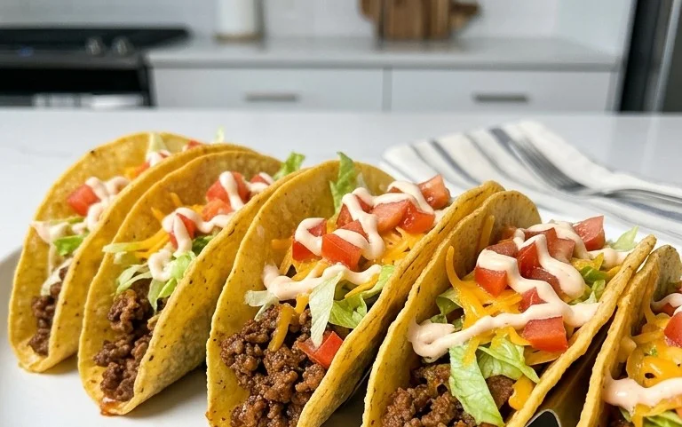 Crispy Ground Beef Tacos