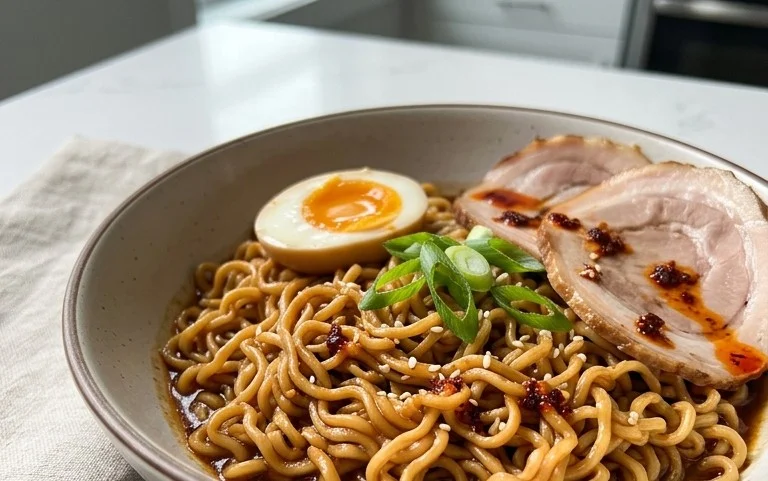 Easy Saucy Ramen Noodles