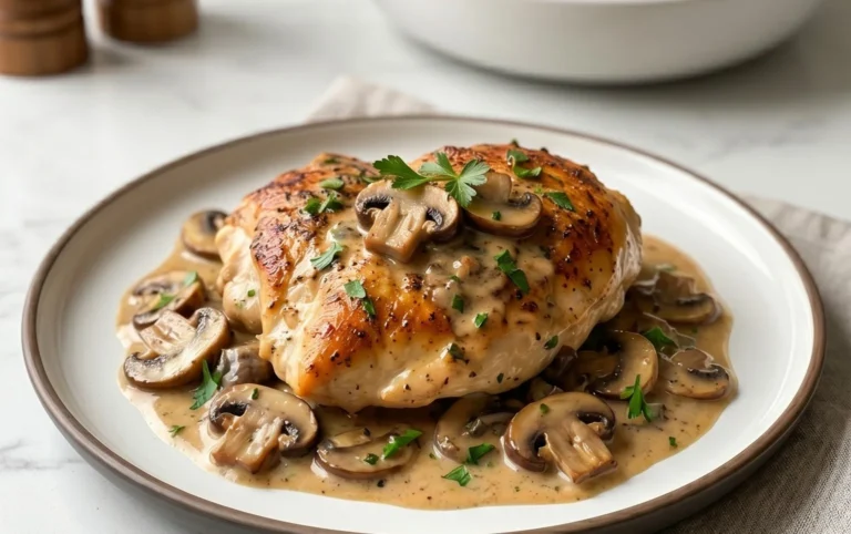 Creamy Mushroom Chicken Recipe