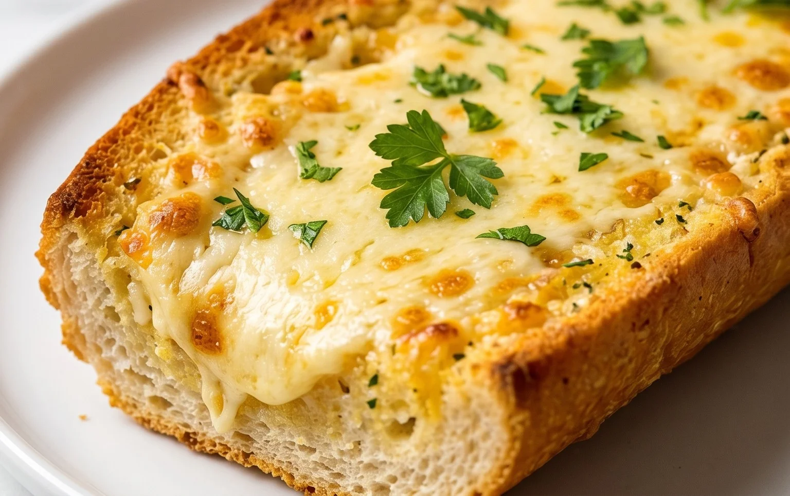 BEST CHEESY GARLIC BREAD RECIPE