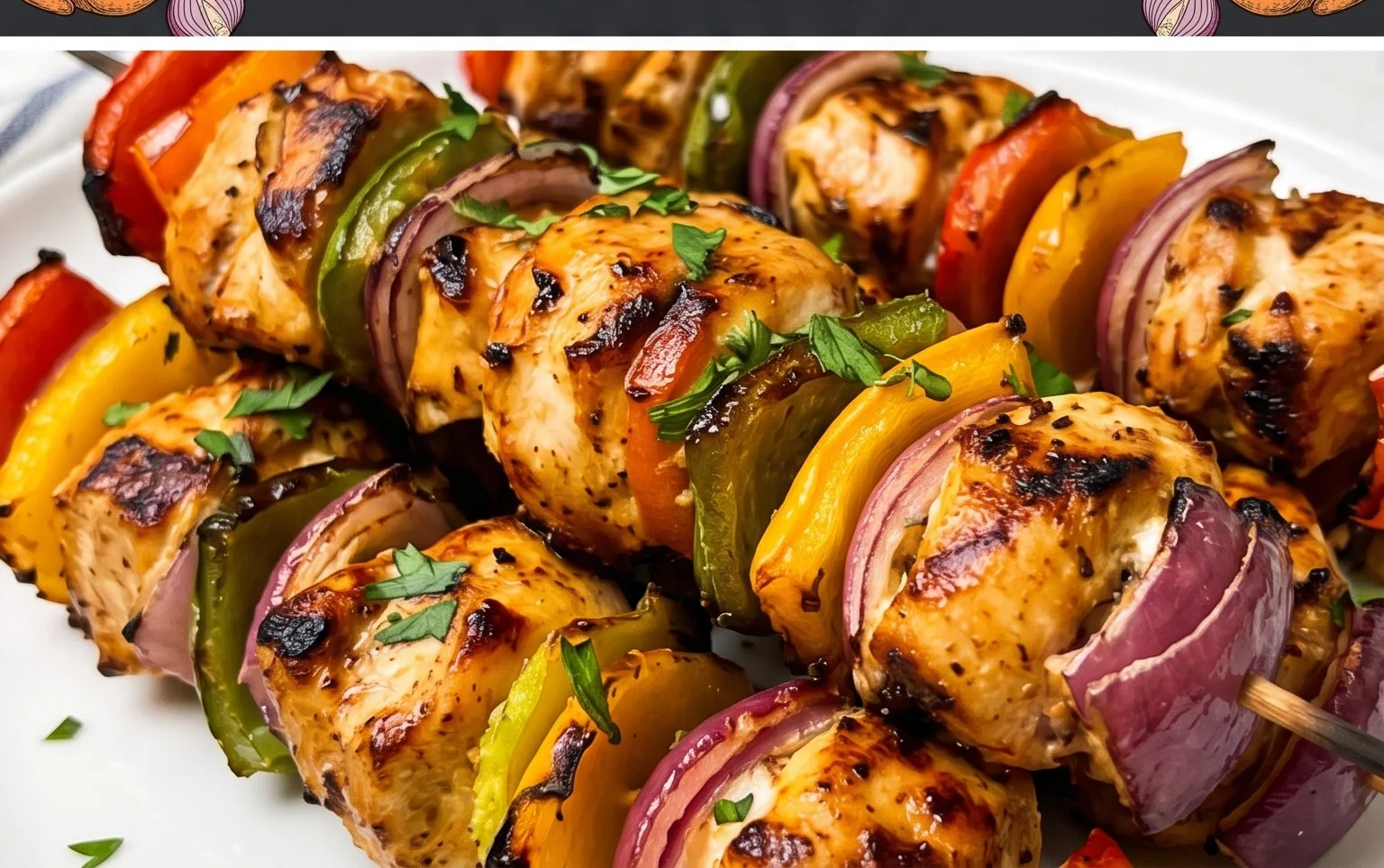 Air Fryer Chicken Skewers (VIDEO)