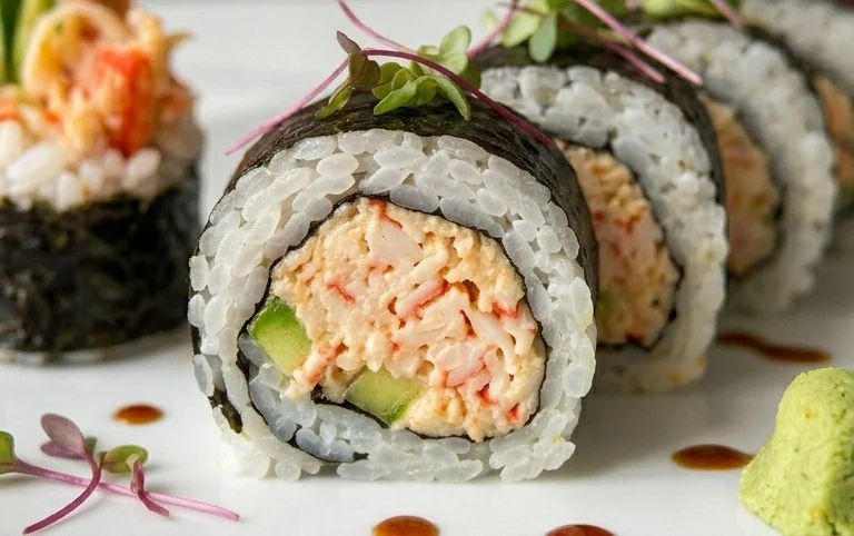 Kani Sushi (Spicy Crab Roll)