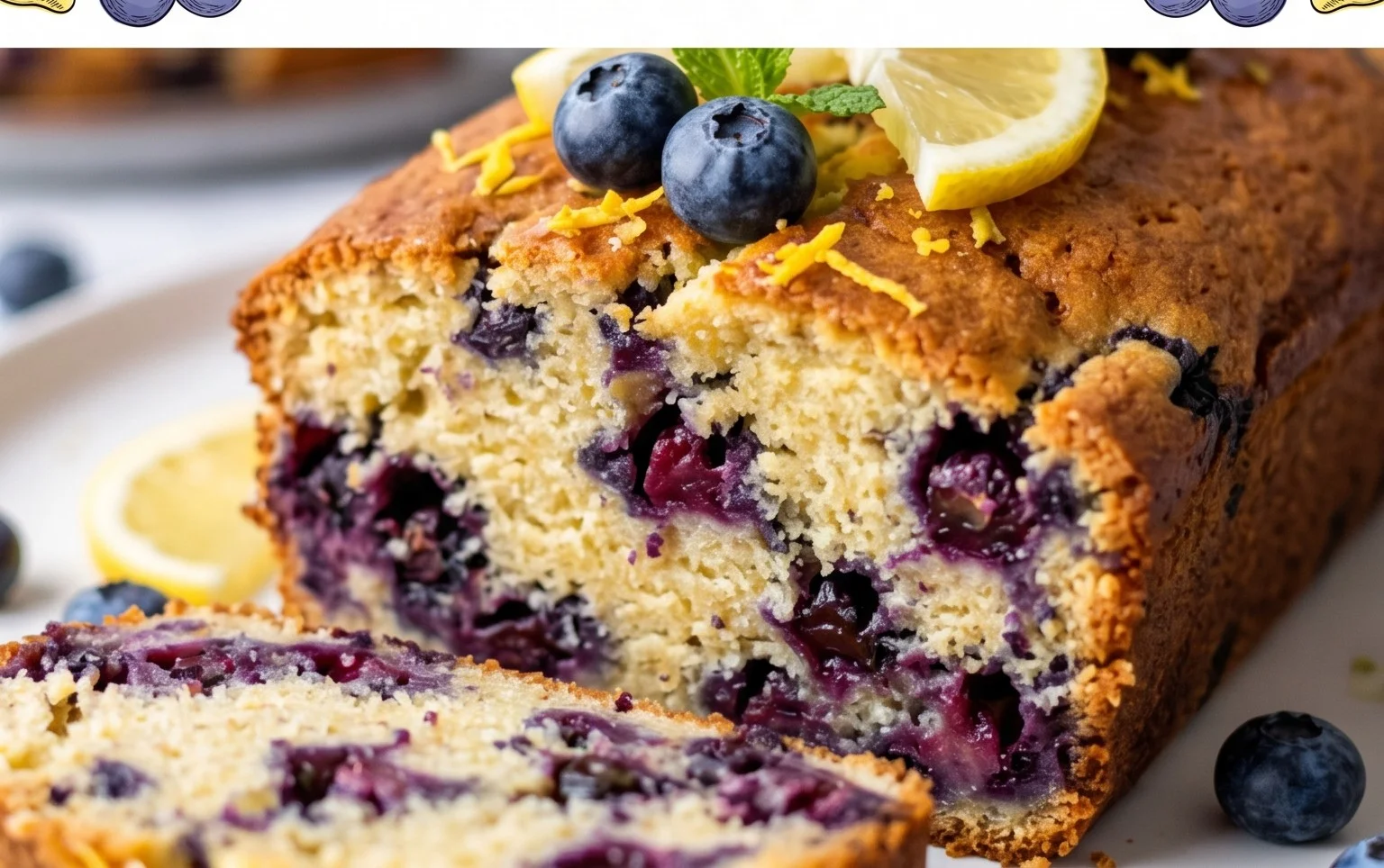 Blueberry and Lemon Loaf
