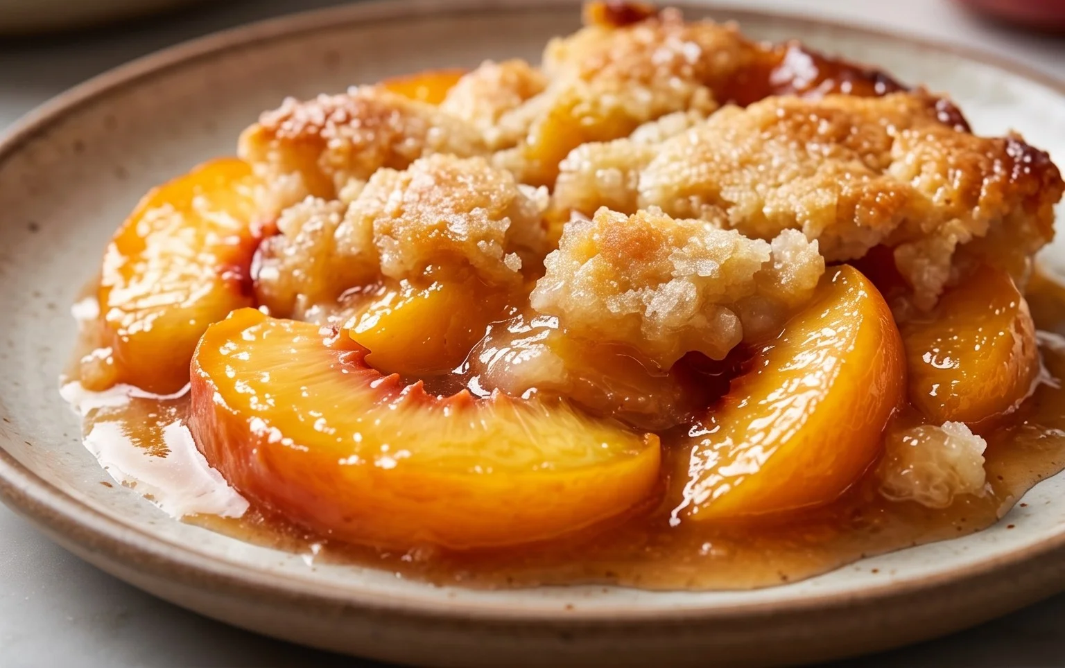 Fresh Peach Cobbler