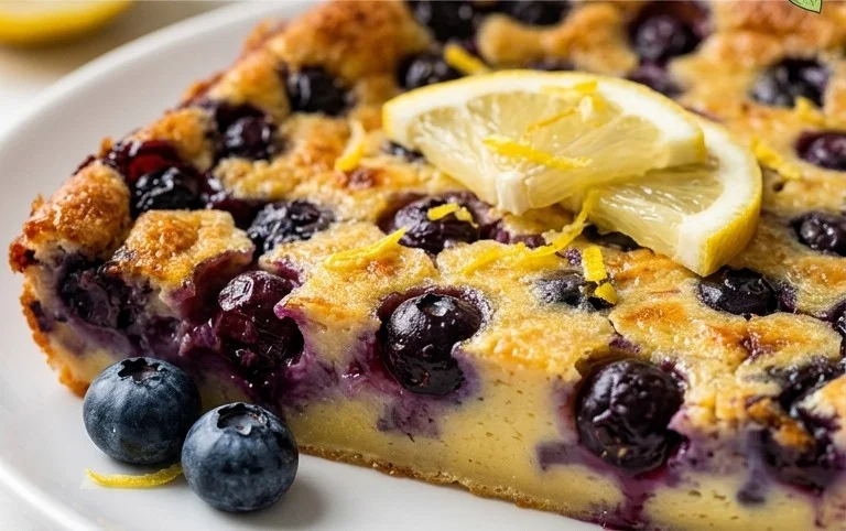 Lemon Blueberry Clafoutis