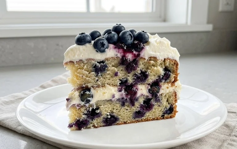 Nova Scotia Blueberry Cream Cake