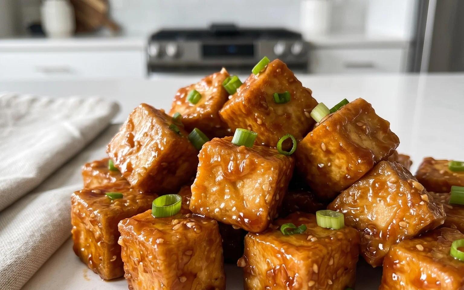 Honey Garlic Tofu