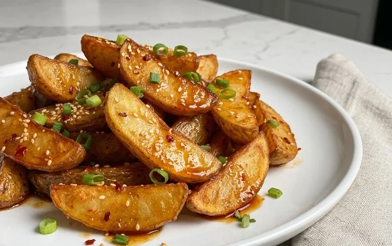 Crispy Honey Chilli Potatoes