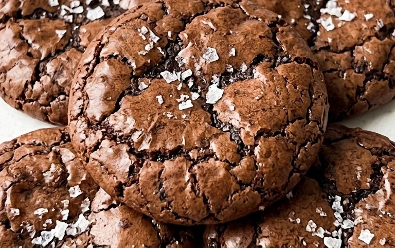 Salted Brownie Cookies