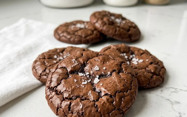 Salted Brownie Cookies