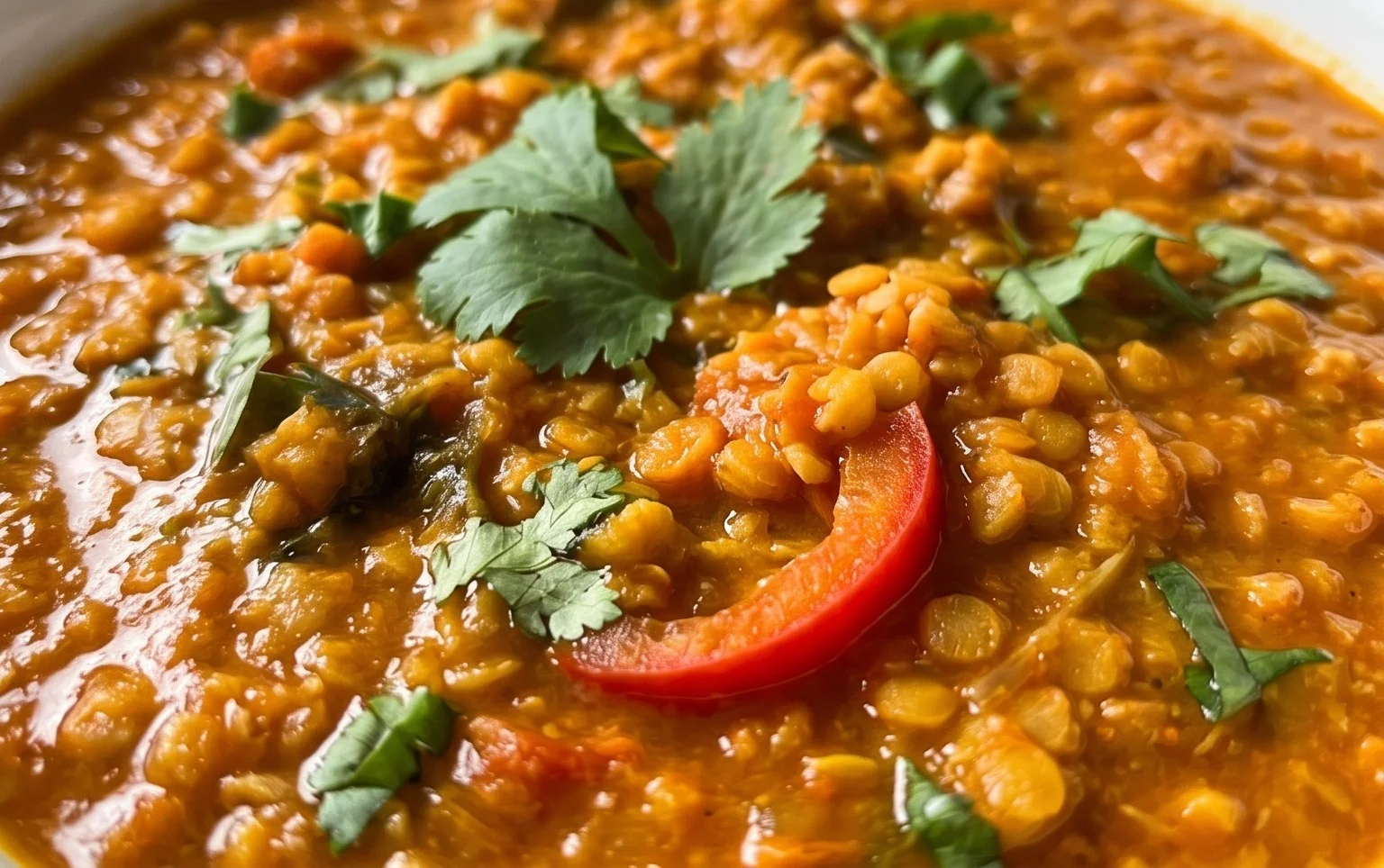 Spicy Red Lentil Curry
