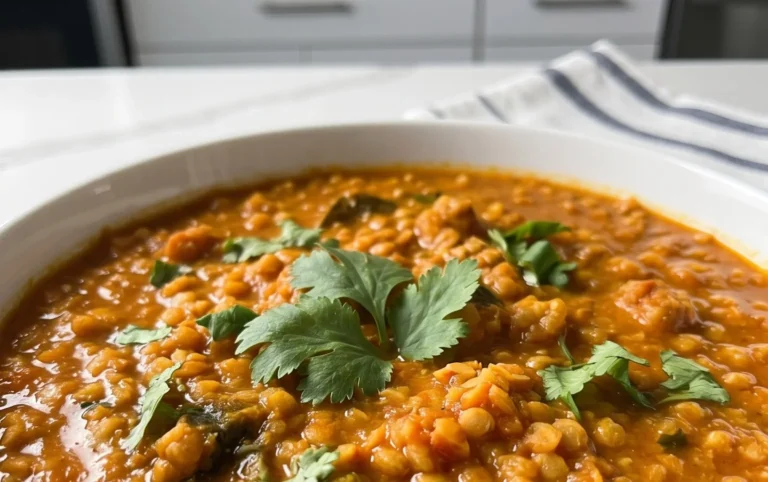 Spicy Red Lentil Curry