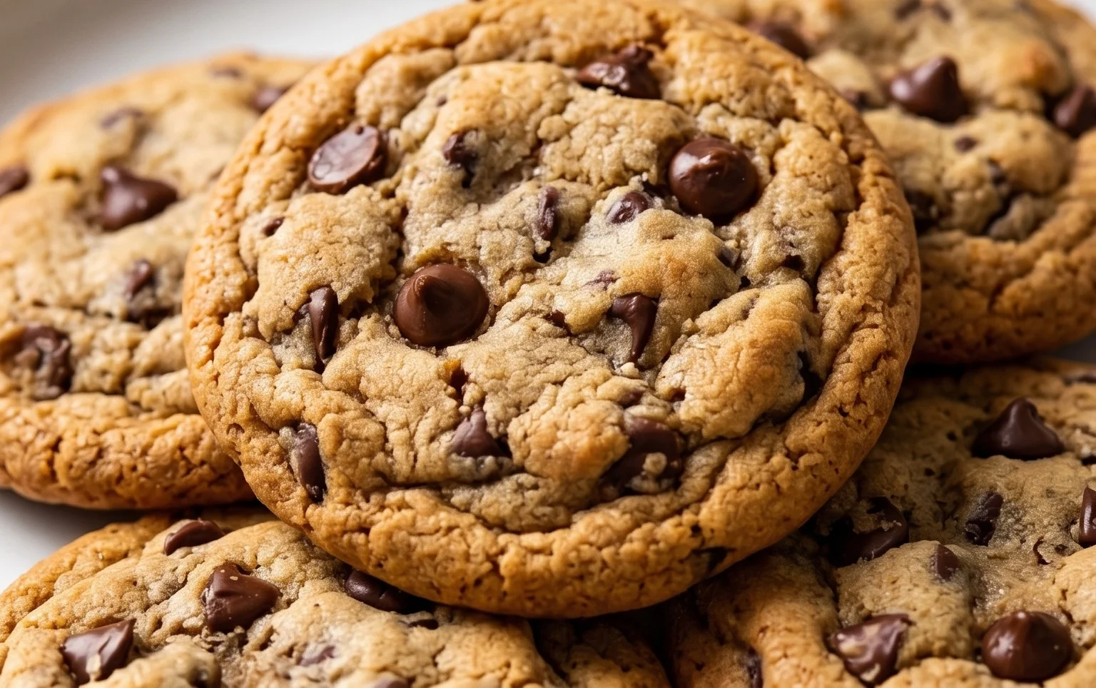 Crispy and Chewy Chocolate Chip Cookies