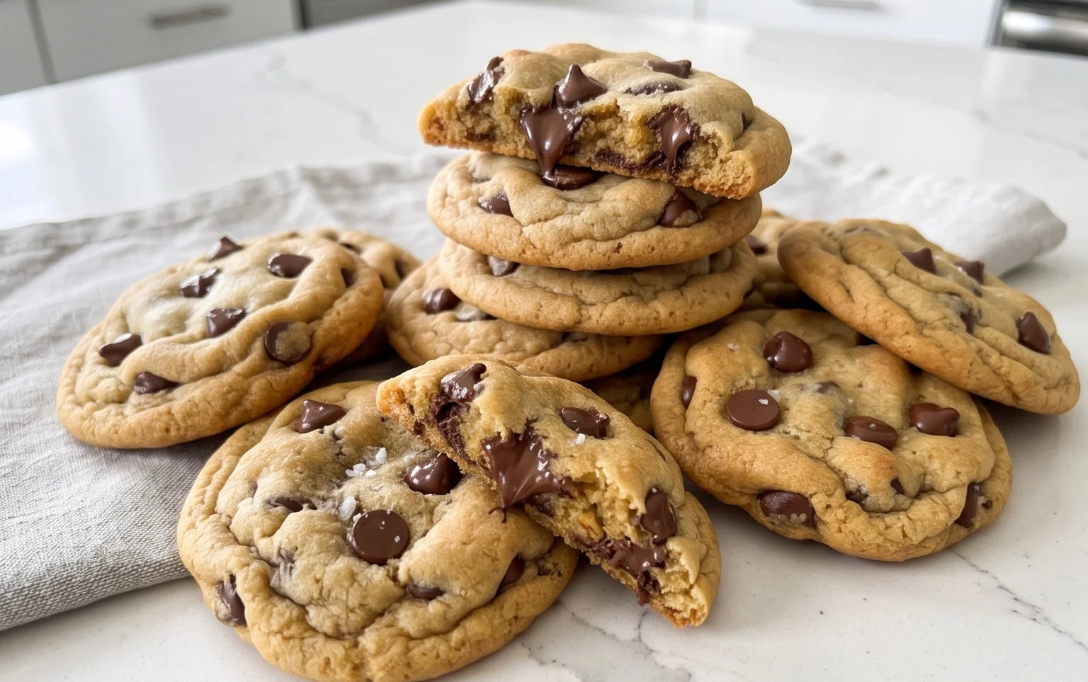 The Best Soft Chocolate Chip Cookies